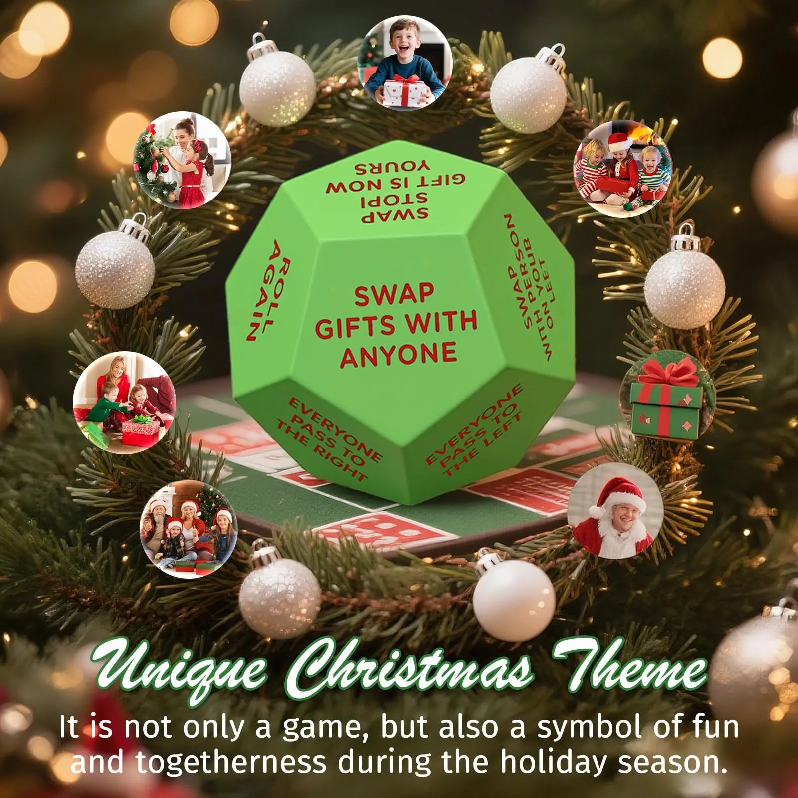 Santa Swap Gift Exchange Dice - Nexiopick™