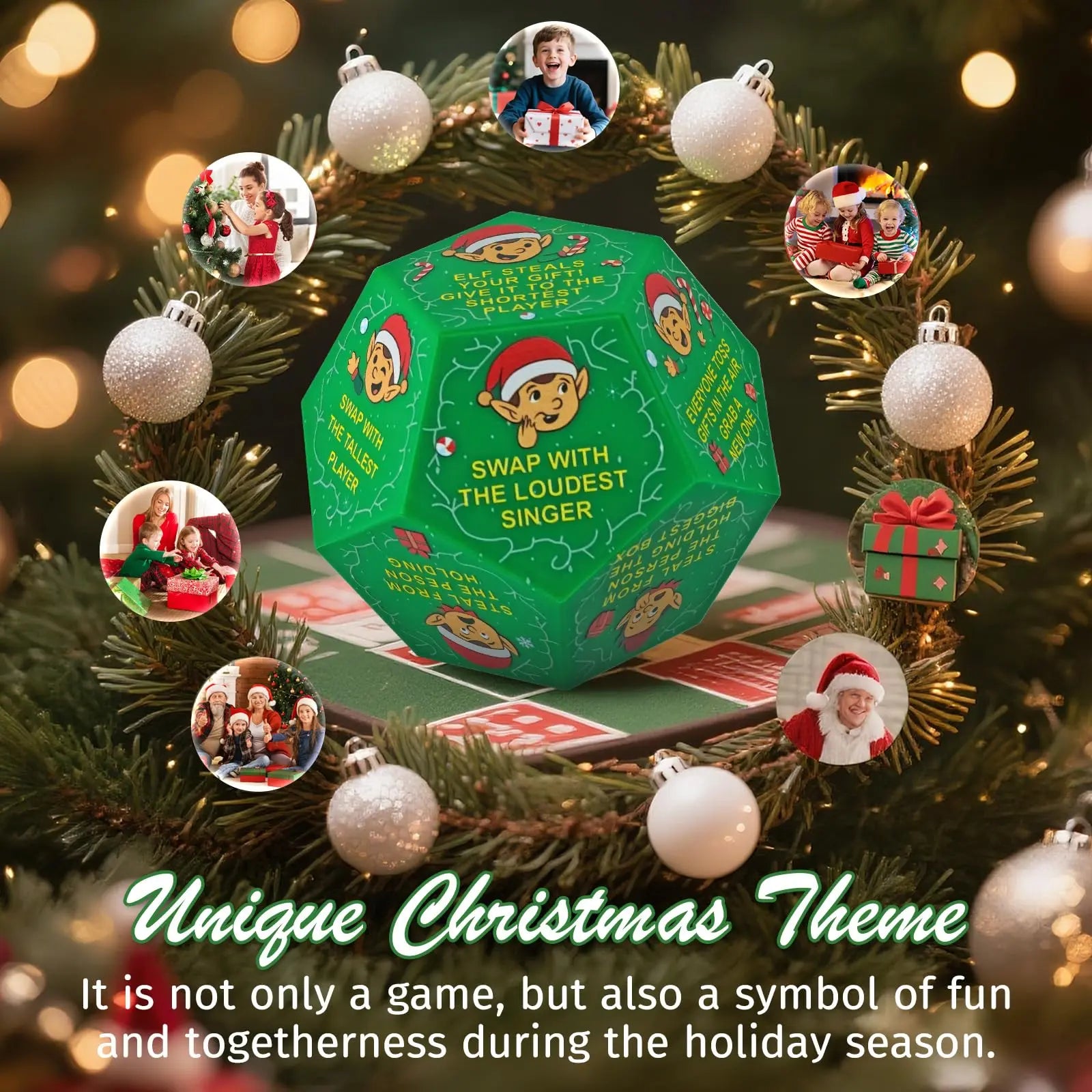 Santa Swap Gift Exchange Dice - Nexiopick™
