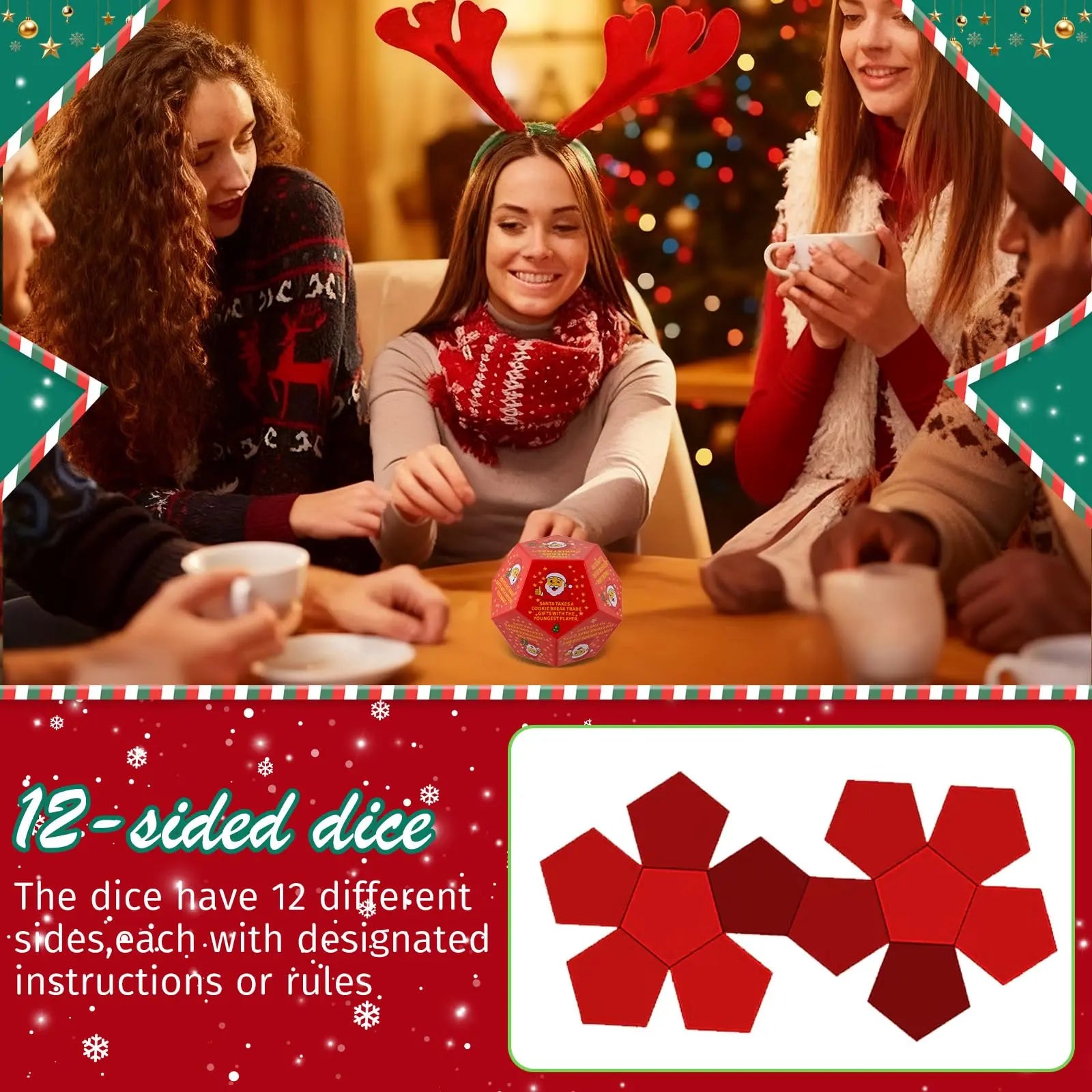 Santa Swap Gift Exchange Dice - Nexiopick™