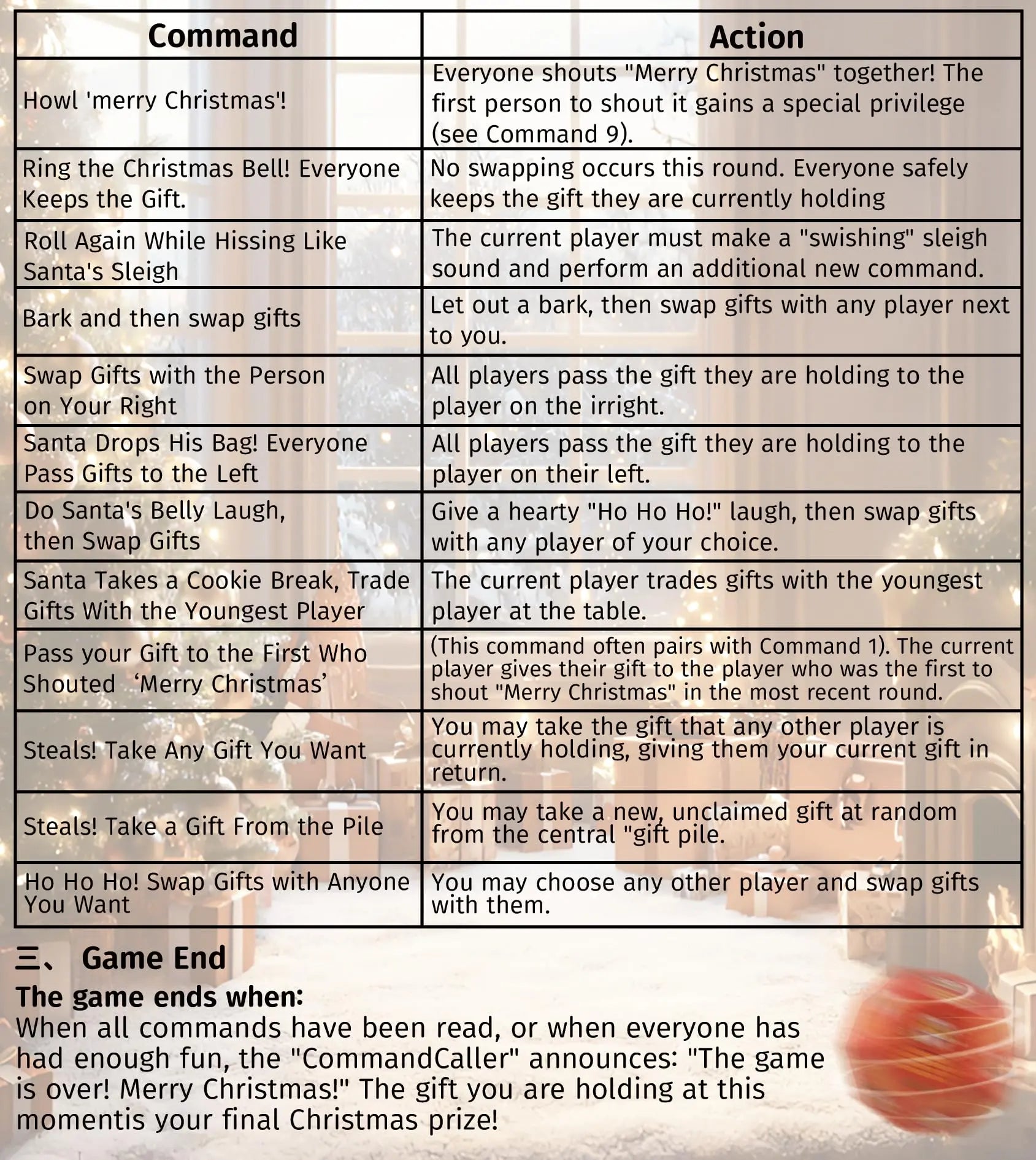 Santa Swap Gift Exchange Dice - Nexiopick™