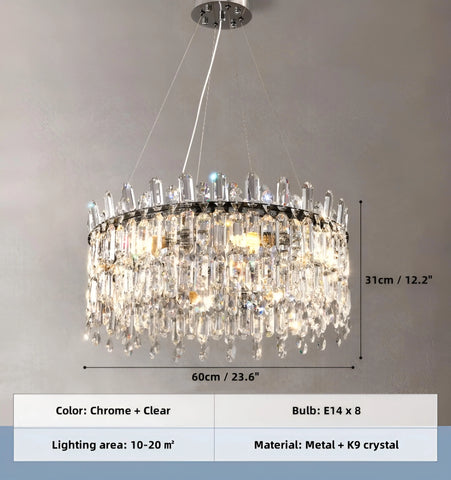 Serena Crystal Chandelier - NexioPick