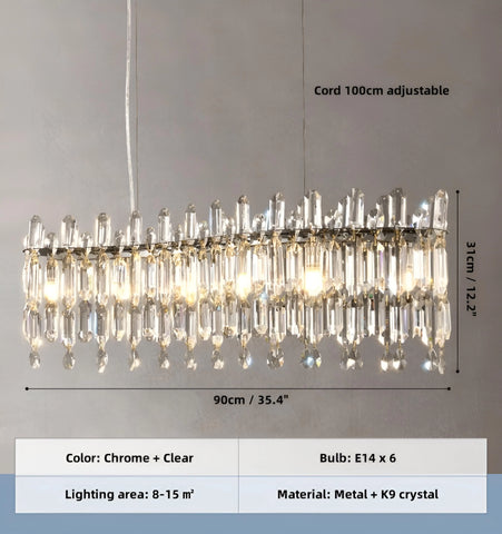 Serena Crystal Chandelier - NexioPick