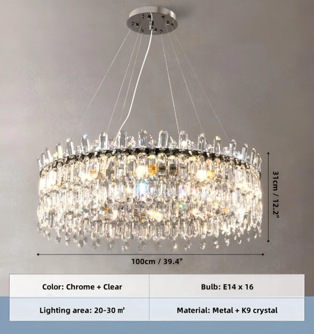Serena Crystal Chandelier - NexioPick