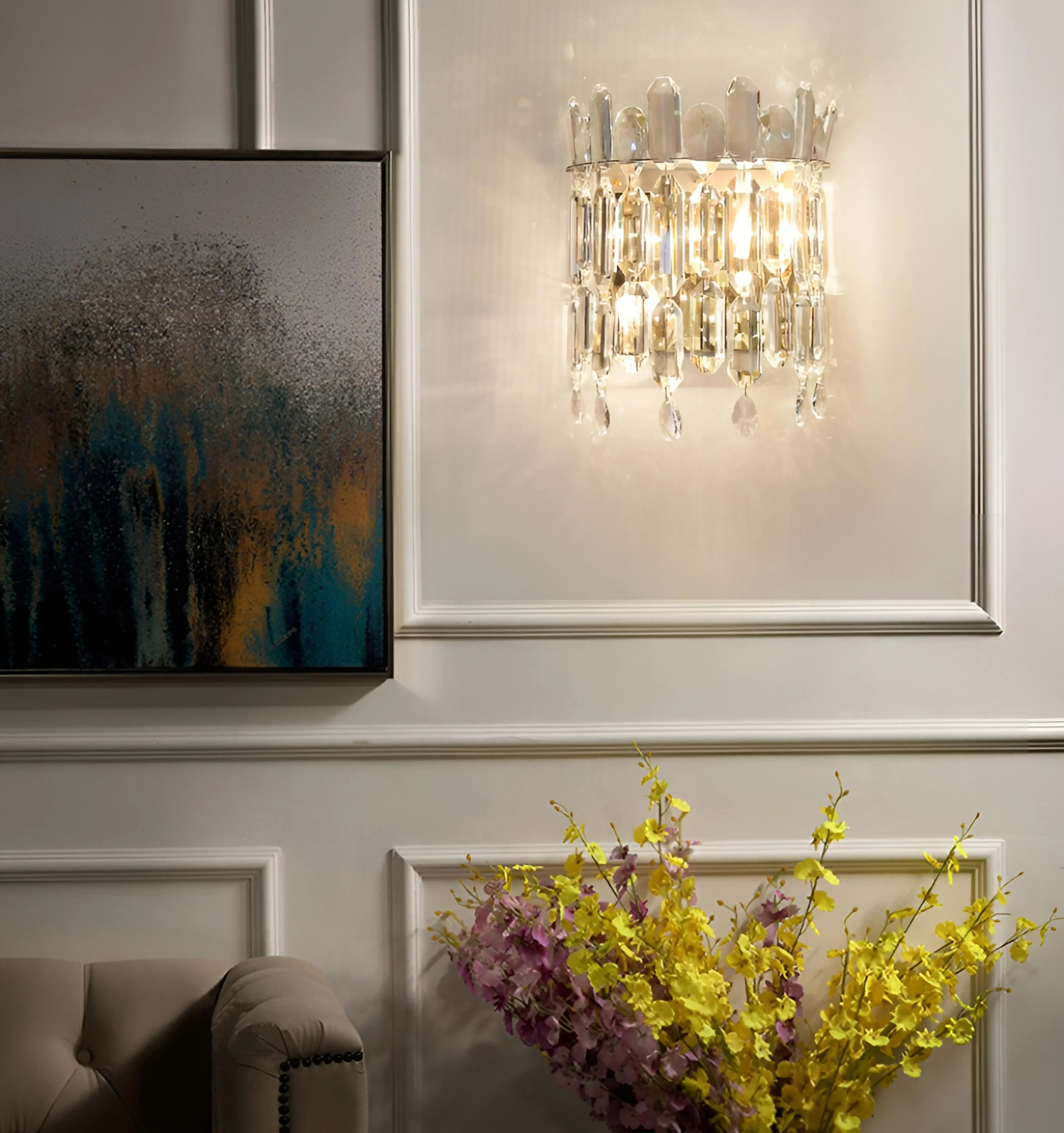 Serena Crystal Wall Lamp - NexioPick