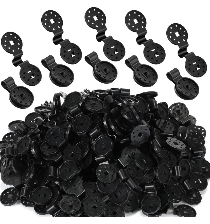 UV-Treated Mesh Clips – Secure & Reusable Fasteners for Shade Nets & Garden Covers (50-Pack)