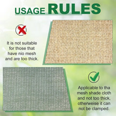 UV-Treated Mesh Clips – Secure & Reusable Fasteners for Shade Nets & Garden Covers (50-Pack)