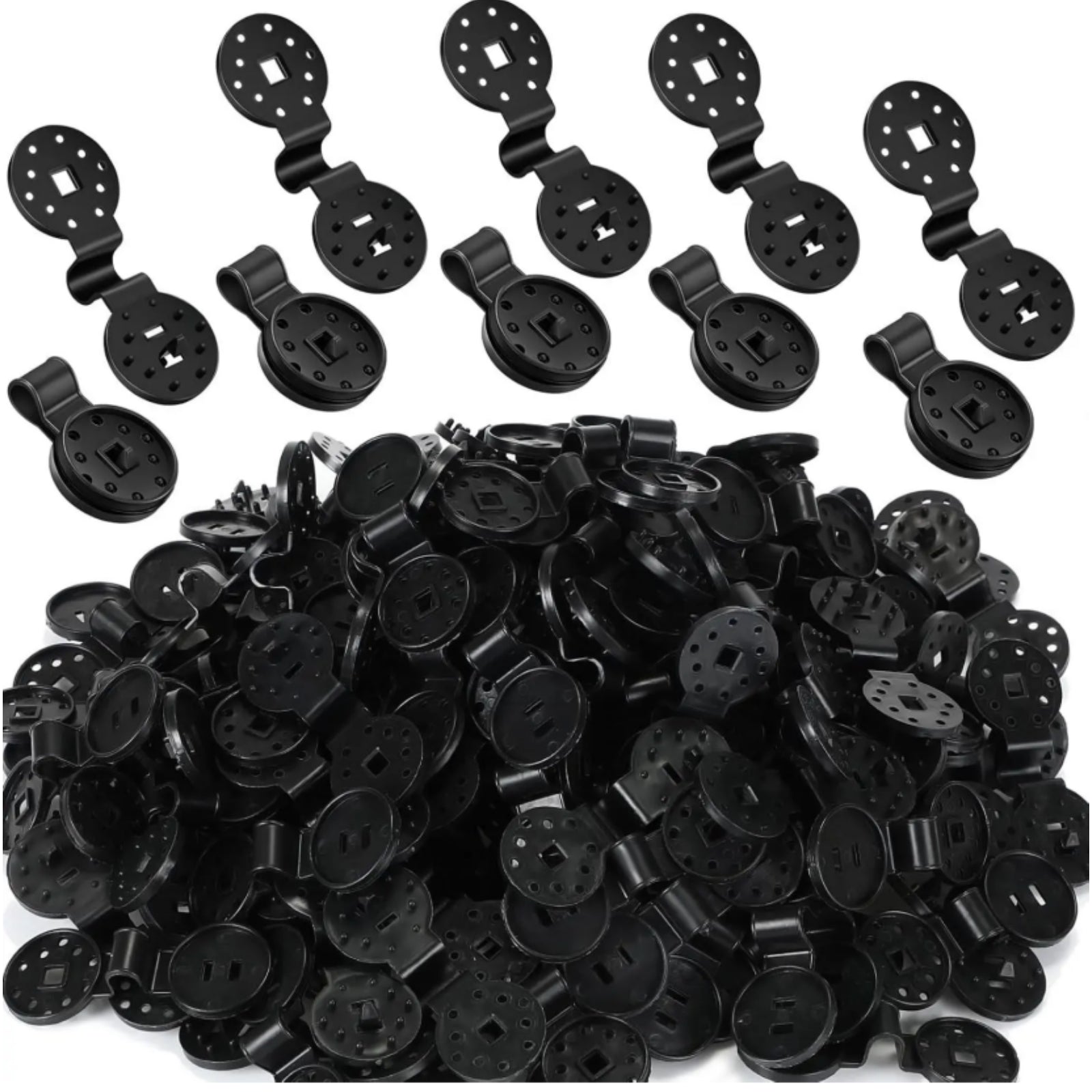 UV-Treated Mesh Clips – Secure & Reusable Fasteners for Shade Nets & Garden Covers (50-Pack)