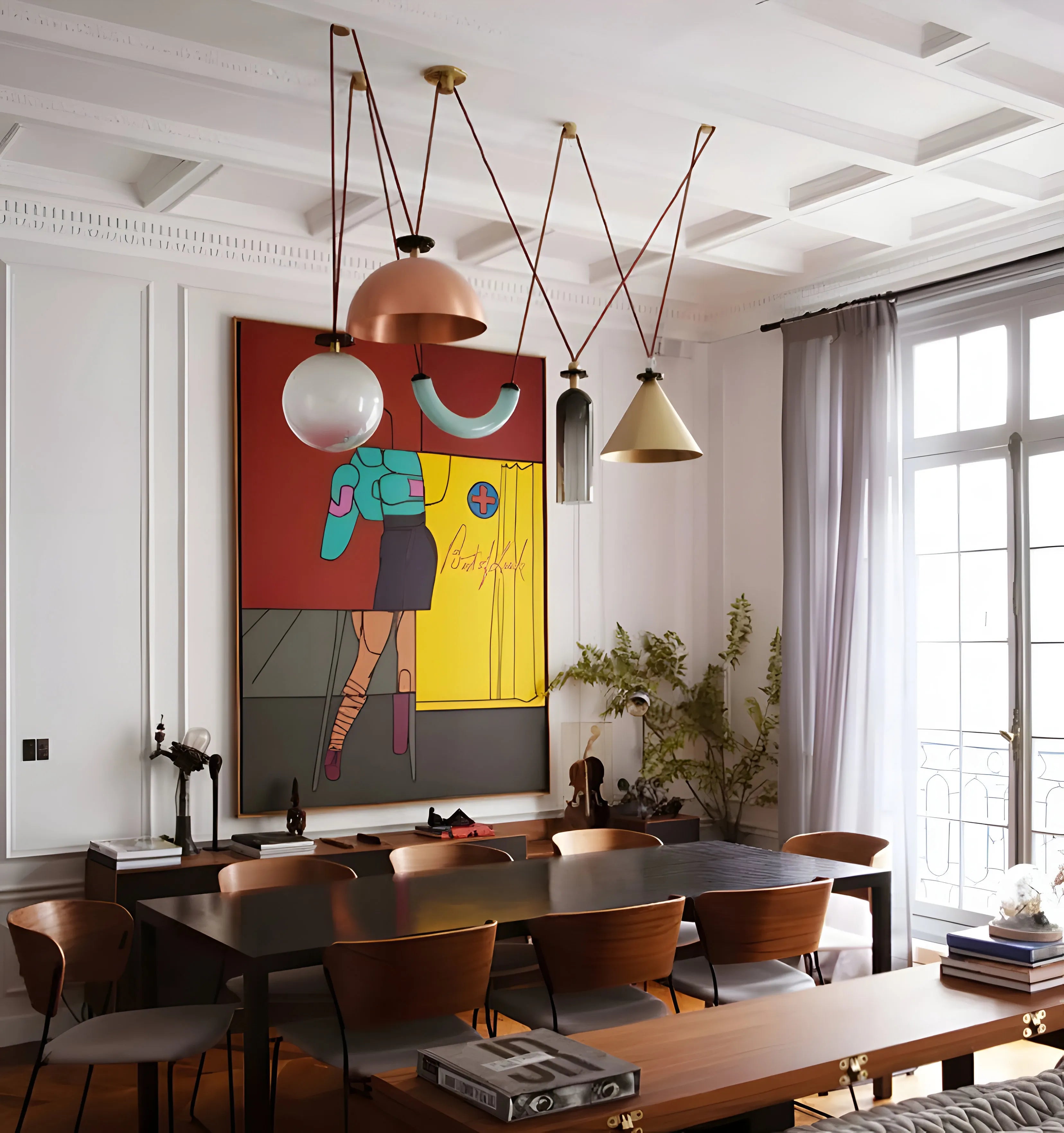 Geometric Shape Art Modern Chandelier - NexioPick