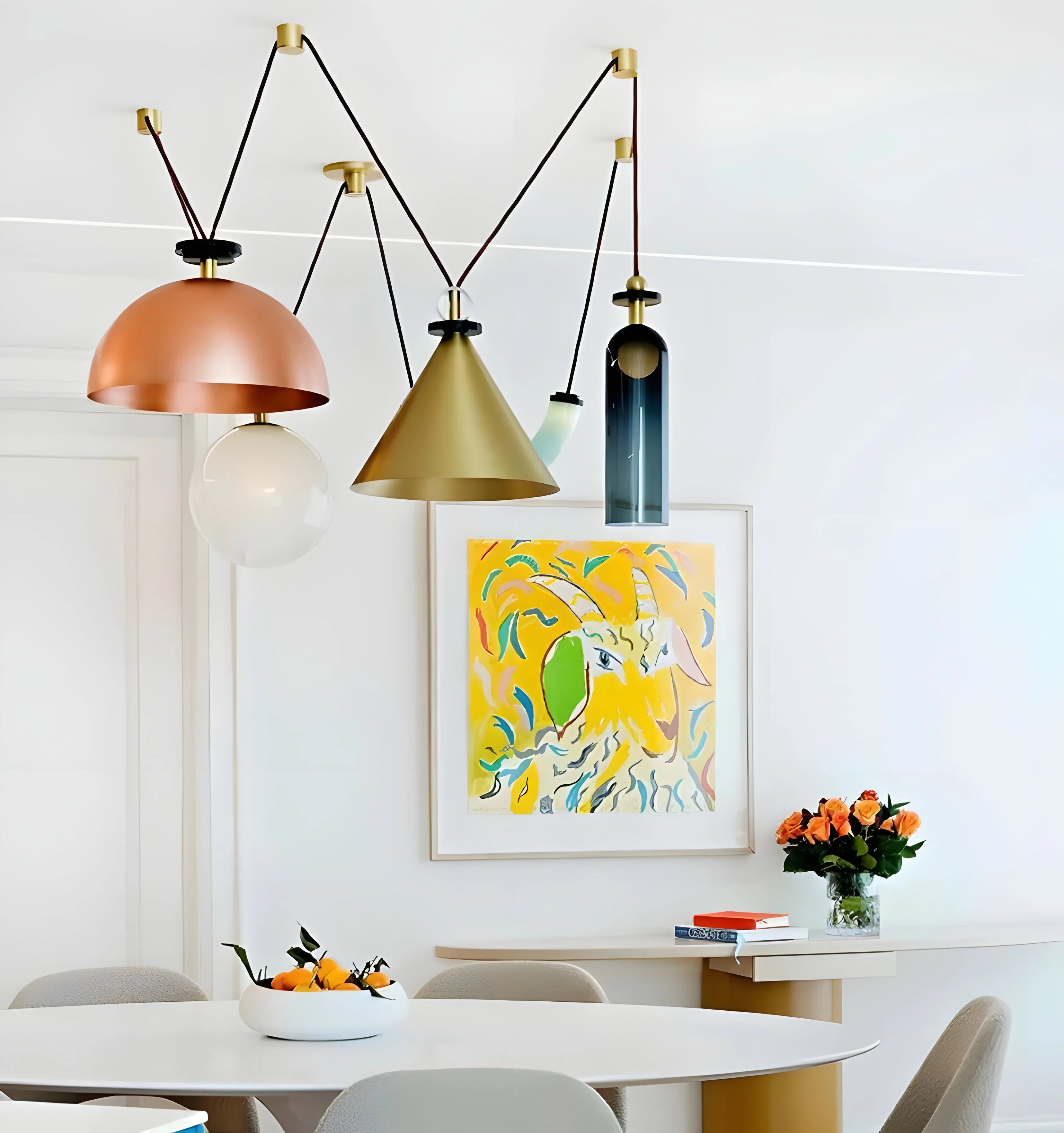 Geometric Shape Art Modern Chandelier - NexioPick