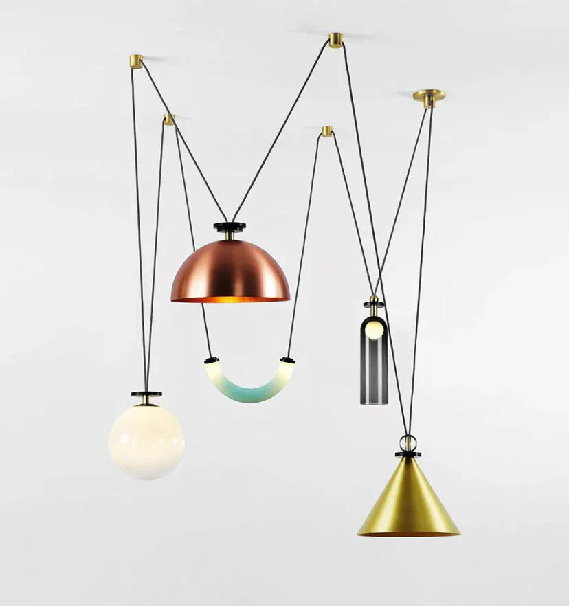 Geometric Shape Art Modern Chandelier - NexioPick