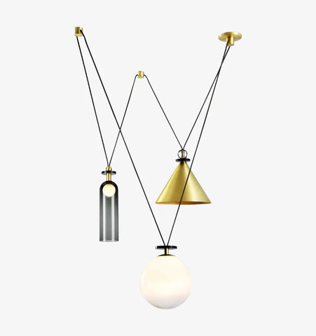 Geometric Shape Art Modern Chandelier - NexioPick