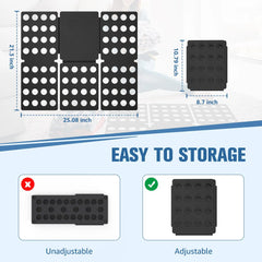 Shirt Folder Board – Easy Clothes Folding Organizer for T-shirts, Shirts & Linens