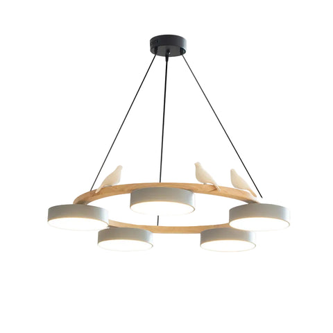 Sienna Bird Round Chandelier