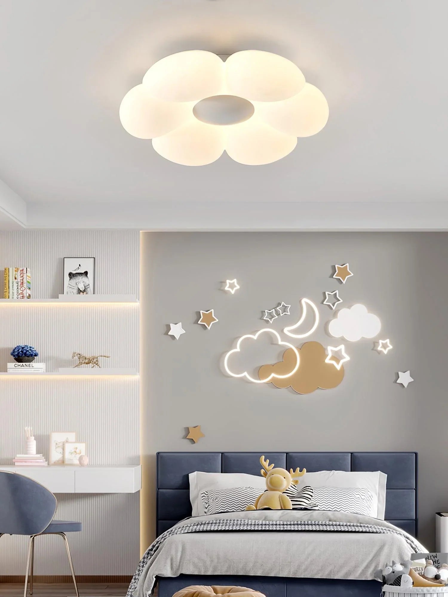 Six-leaf Flower Kids Room Ceiling Lamp - NexioPick