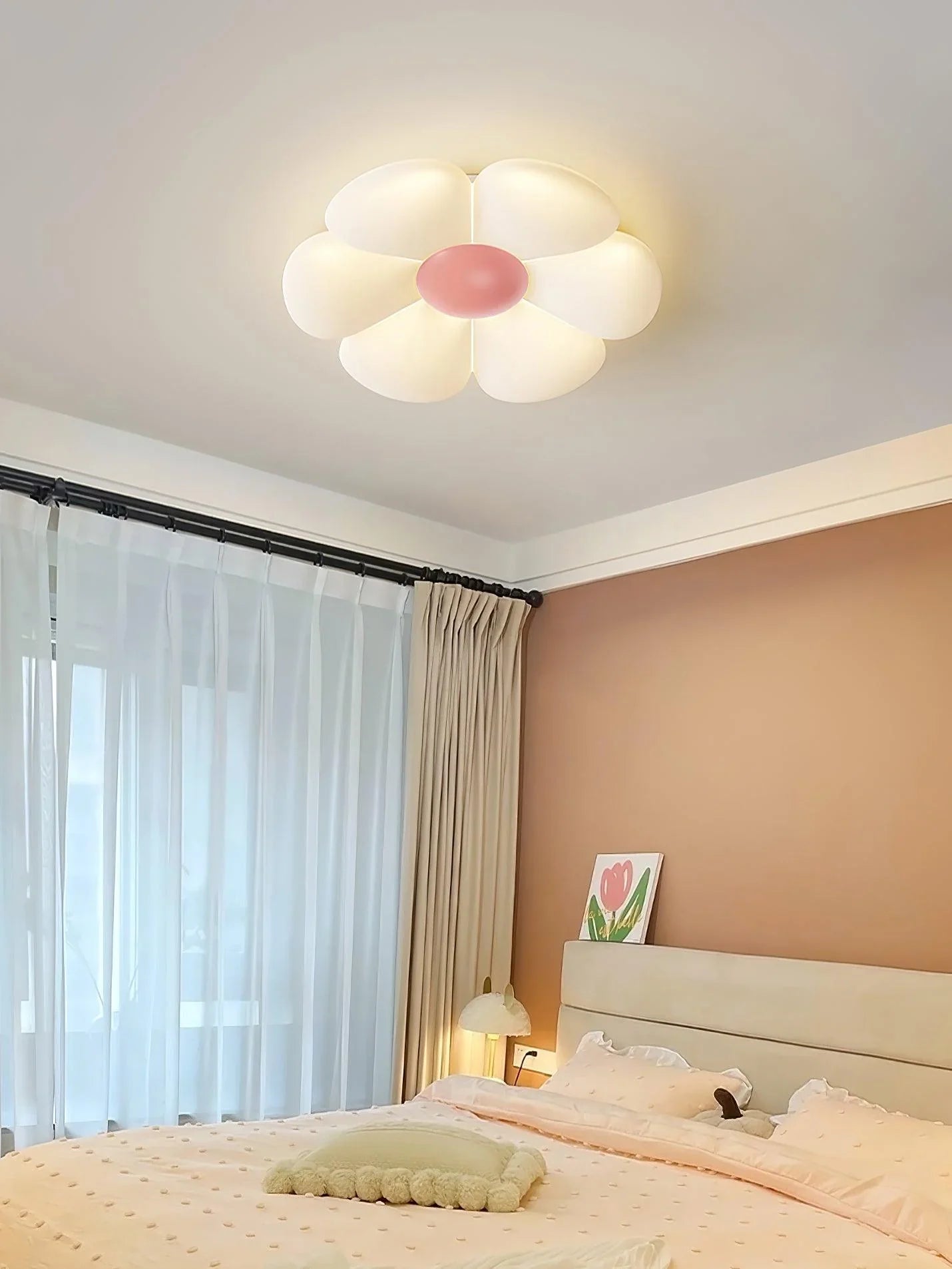 Six-leaf Flower Kids Room Ceiling Lamp - NexioPick