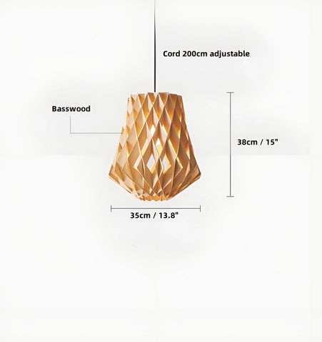 Soreluna Wood Pendant Light - NexioPick