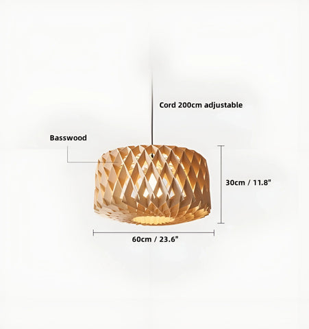 Soreluna Wood Pendant Light - NexioPick