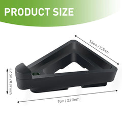 24-Pack Stackable Pot Feet – Adjustable Plant Stands for Outdoor Planters (Black)