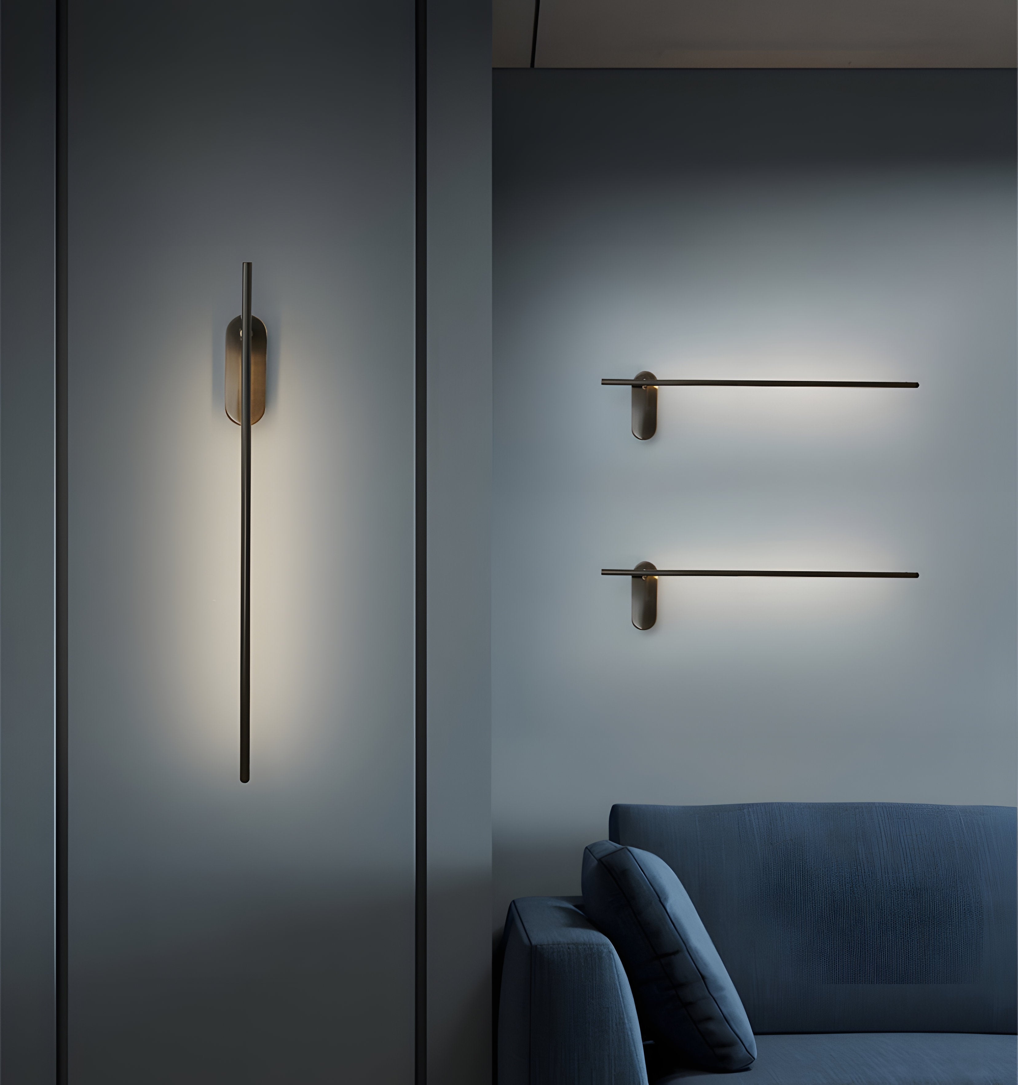 Stick Shaped Metal Wall Lamp - NexioPick