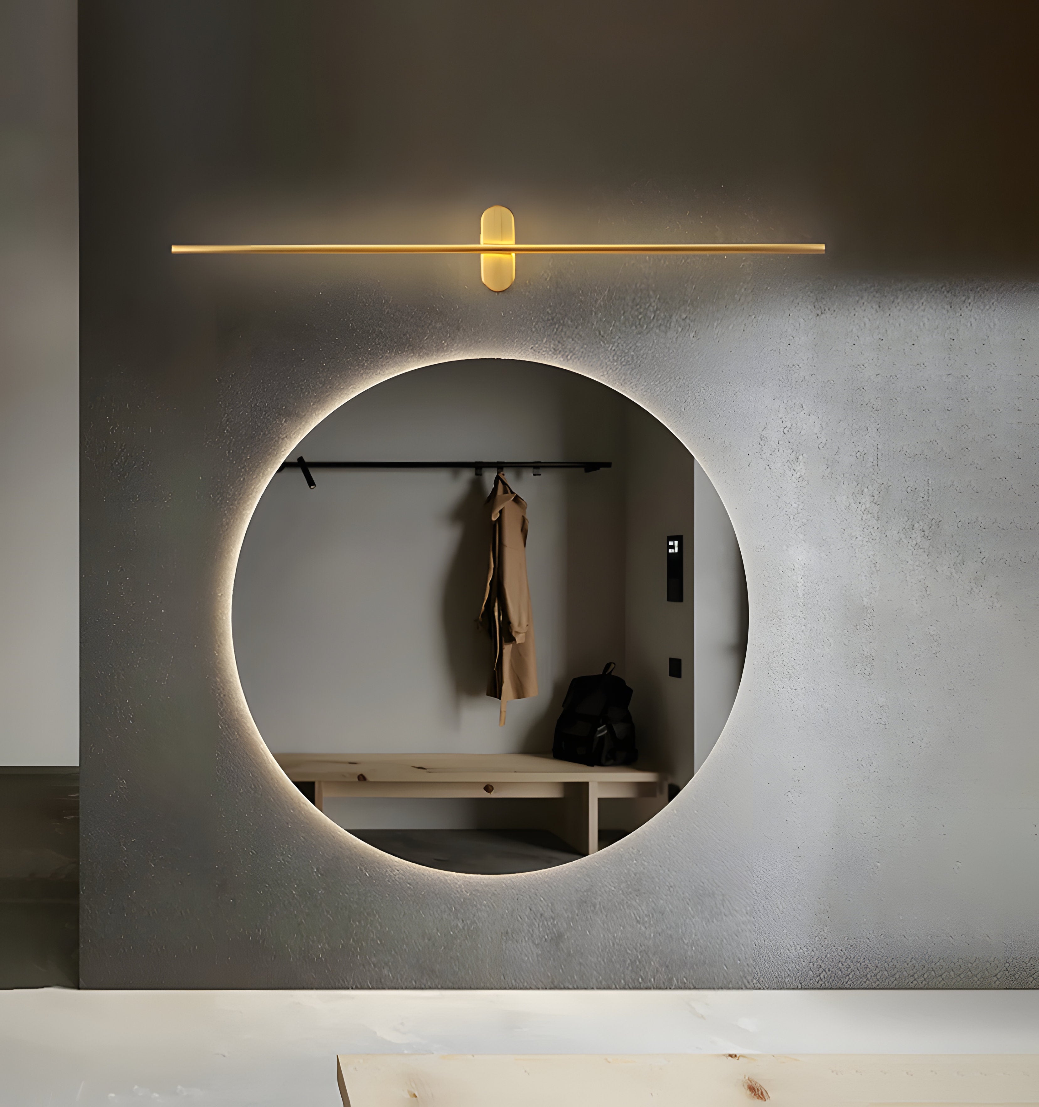 Stick Shaped Metal Wall Lamp - NexioPick