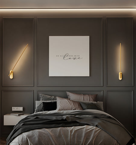 Stick Shaped Metal Wall Lamp - NexioPick