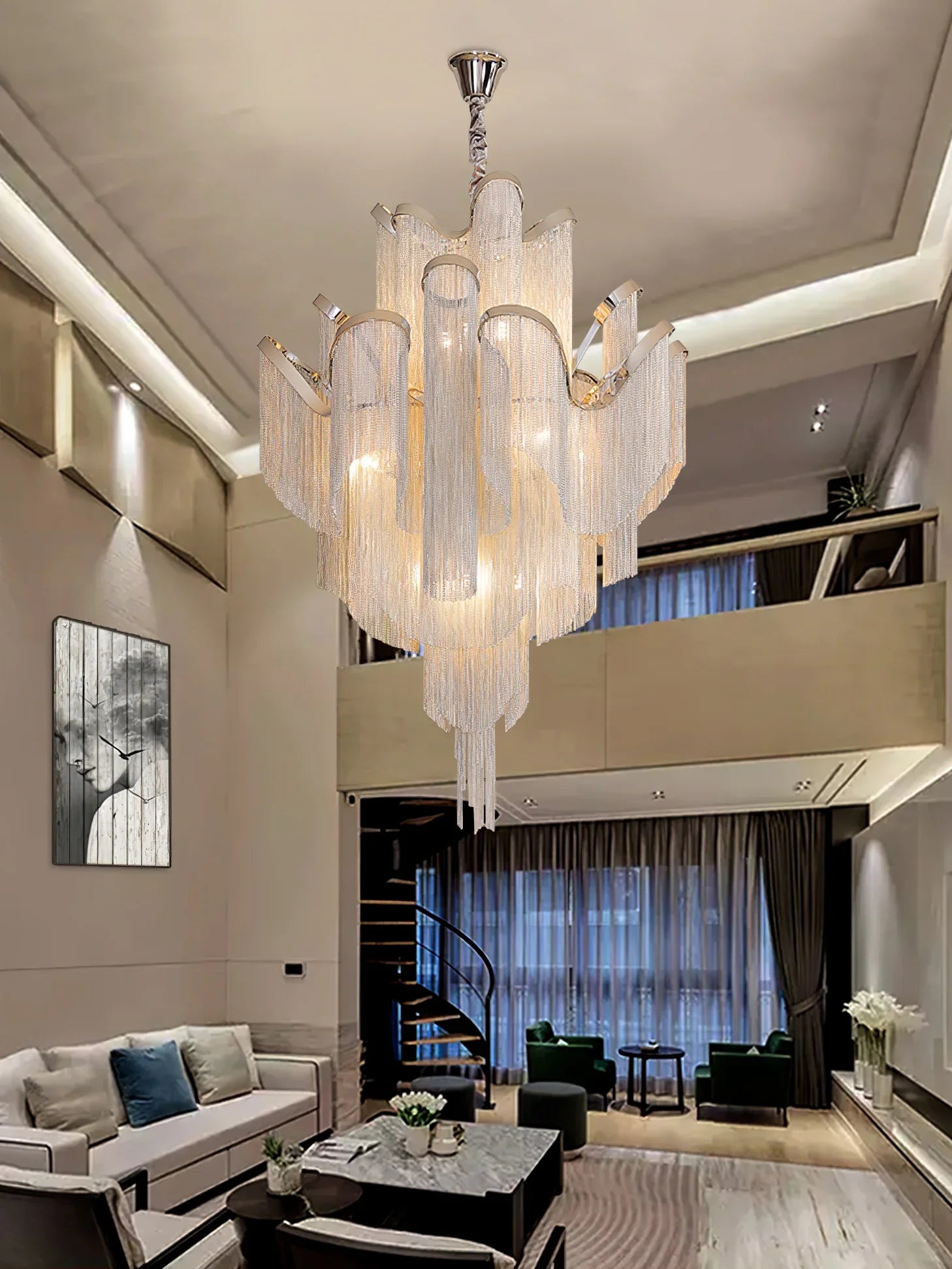 Stream Chain Chandelier - NexioPick