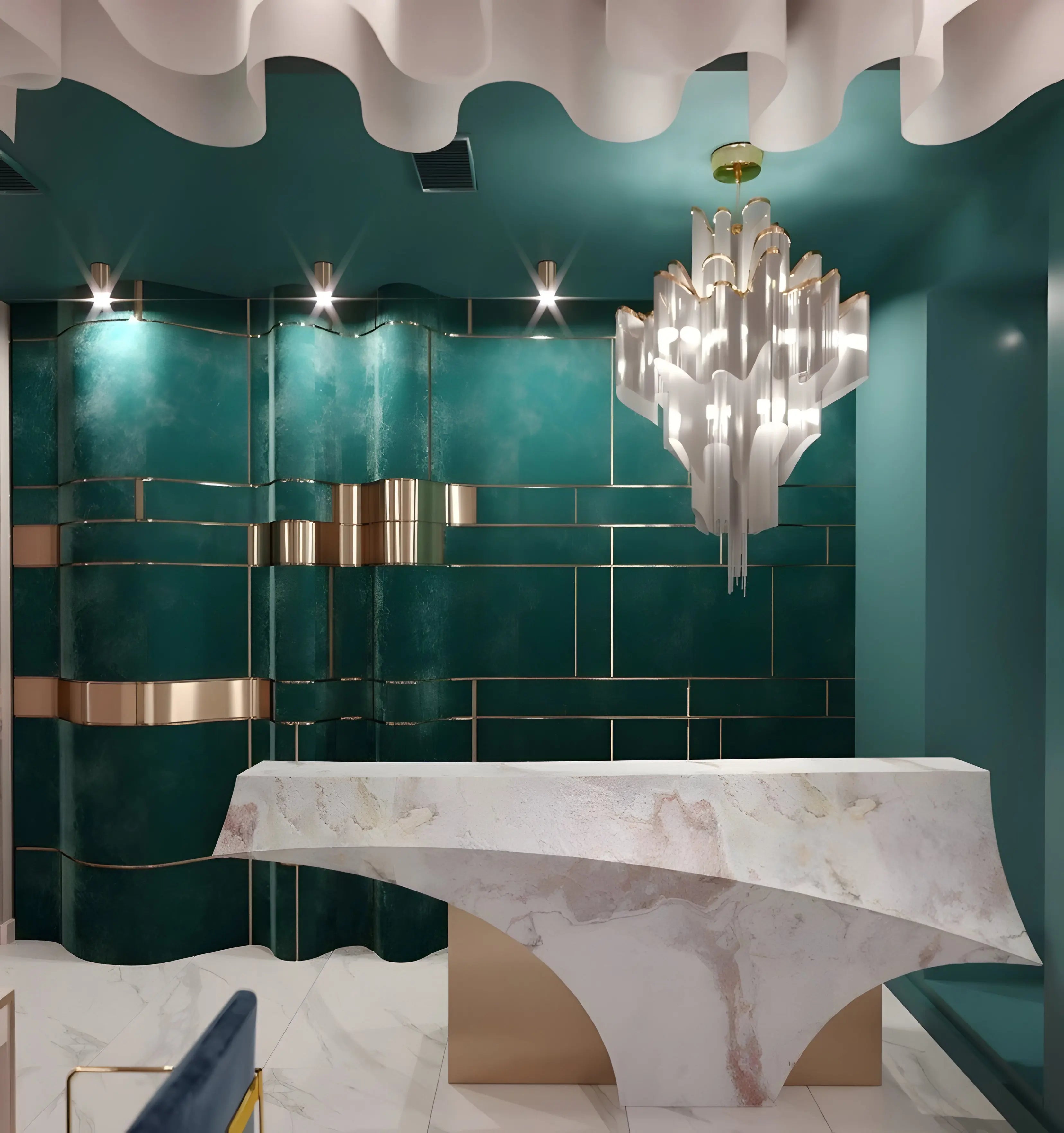 Stream Chain Chandelier - NexioPick