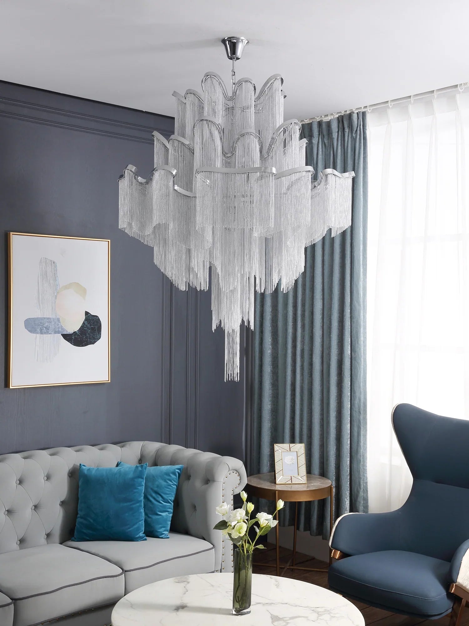 Stream Chain Chandelier - NexioPick