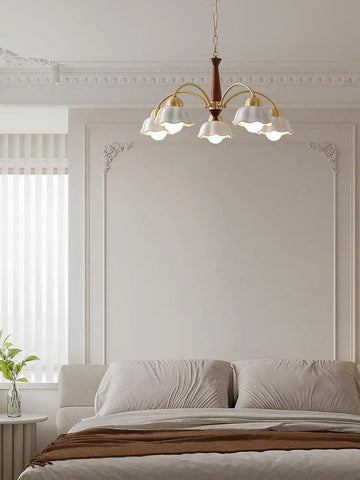 Swedish Modern Brass Chandelier - NexioPick