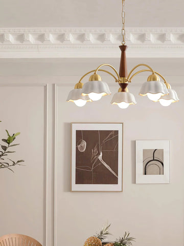 Swedish Modern Brass Chandelier - NexioPick