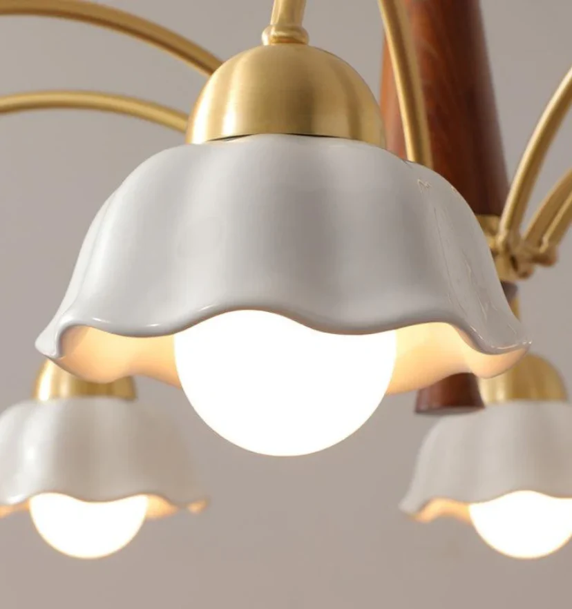 Swedish Modern Brass Chandelier - NexioPick