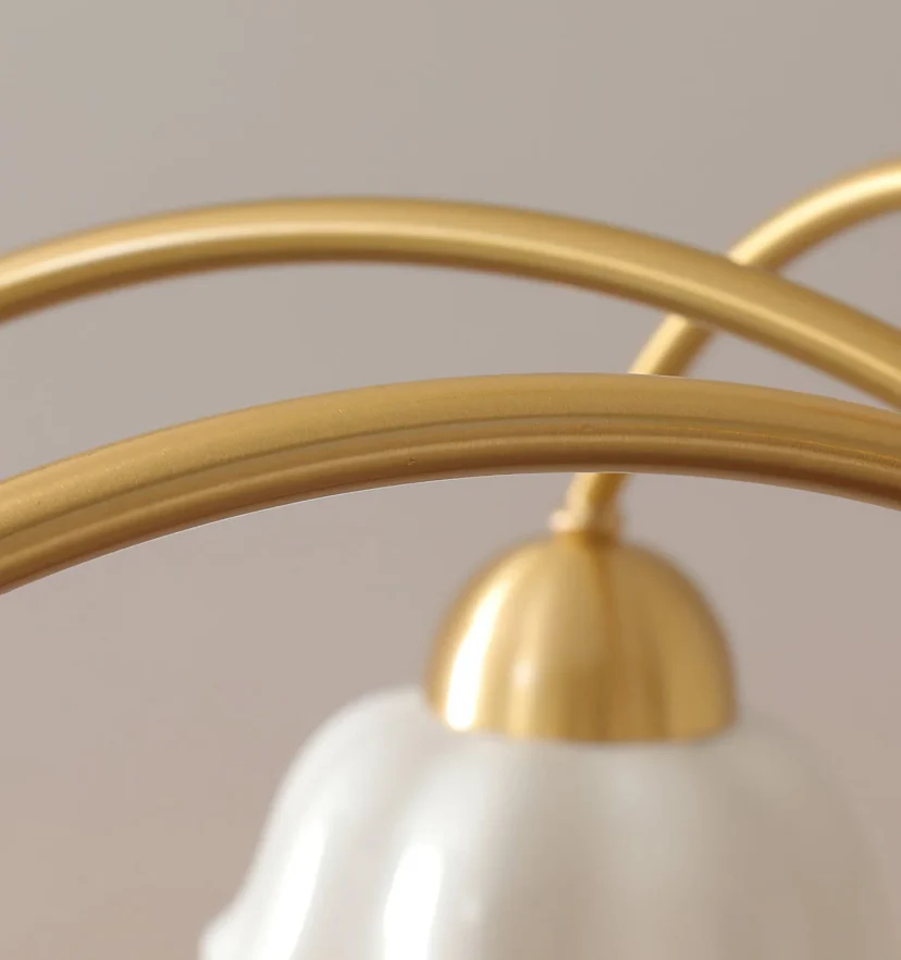 Swedish Modern Brass Chandelier - NexioPick