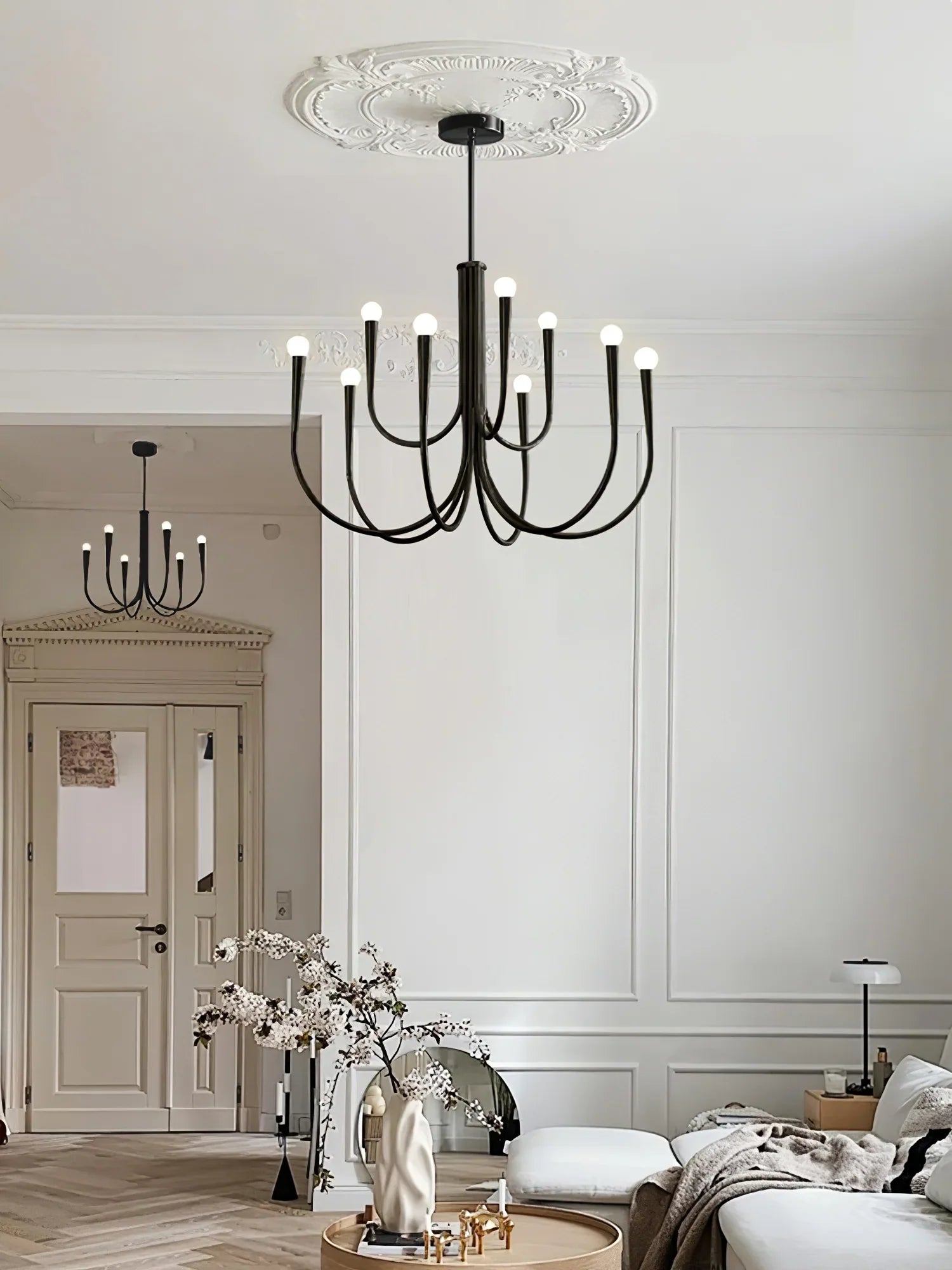 Swoop Arm Chandelier - NexioPick