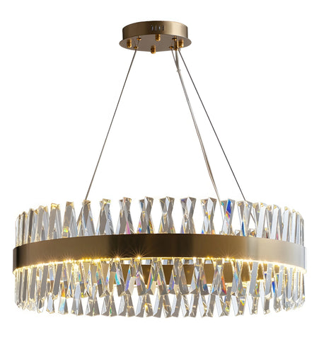 Golden Crossover Chandelier - NexioPick