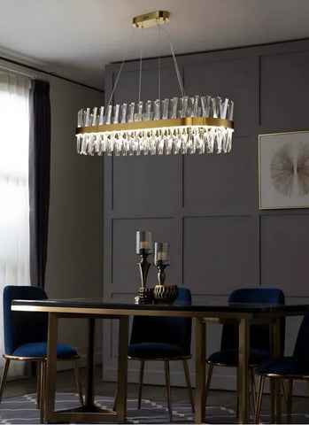 Golden Crossover Chandelier - NexioPick