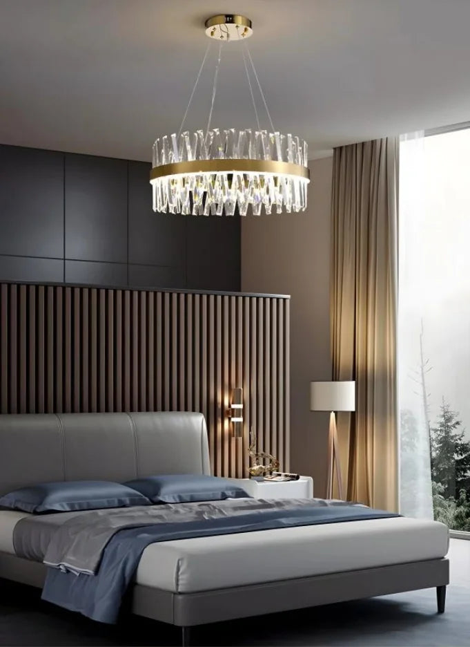 Golden Crossover Chandelier - NexioPick