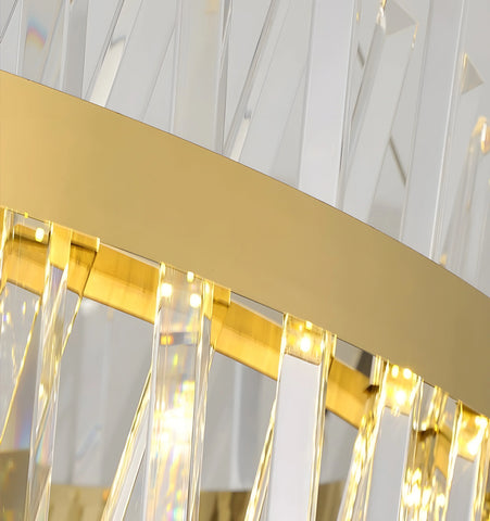 Golden Crossover Chandelier - NexioPick