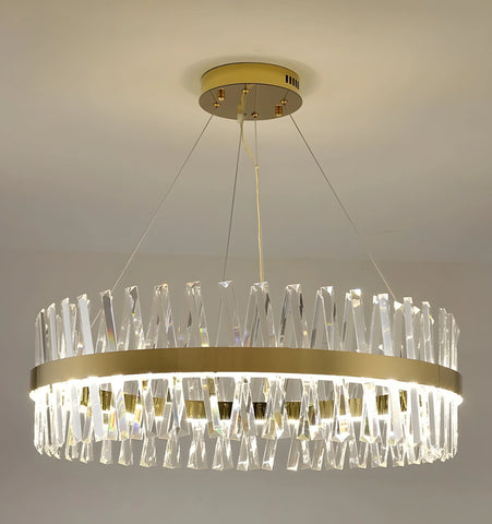 Golden Crossover Chandelier - NexioPick