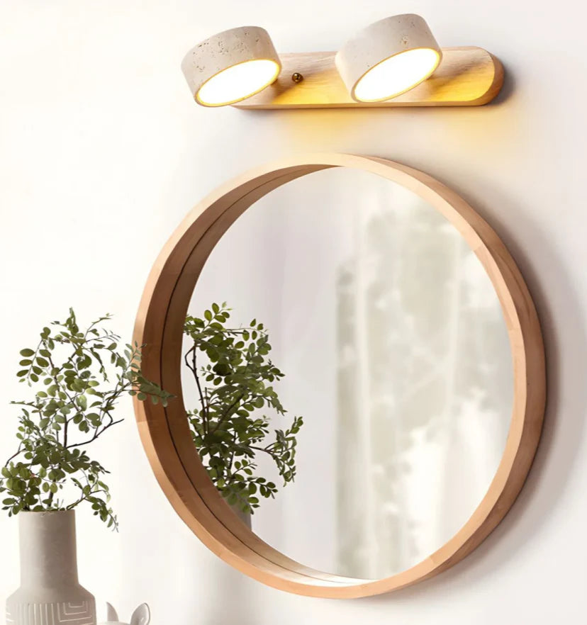 Travertine Duo Wall Light - NexioPick