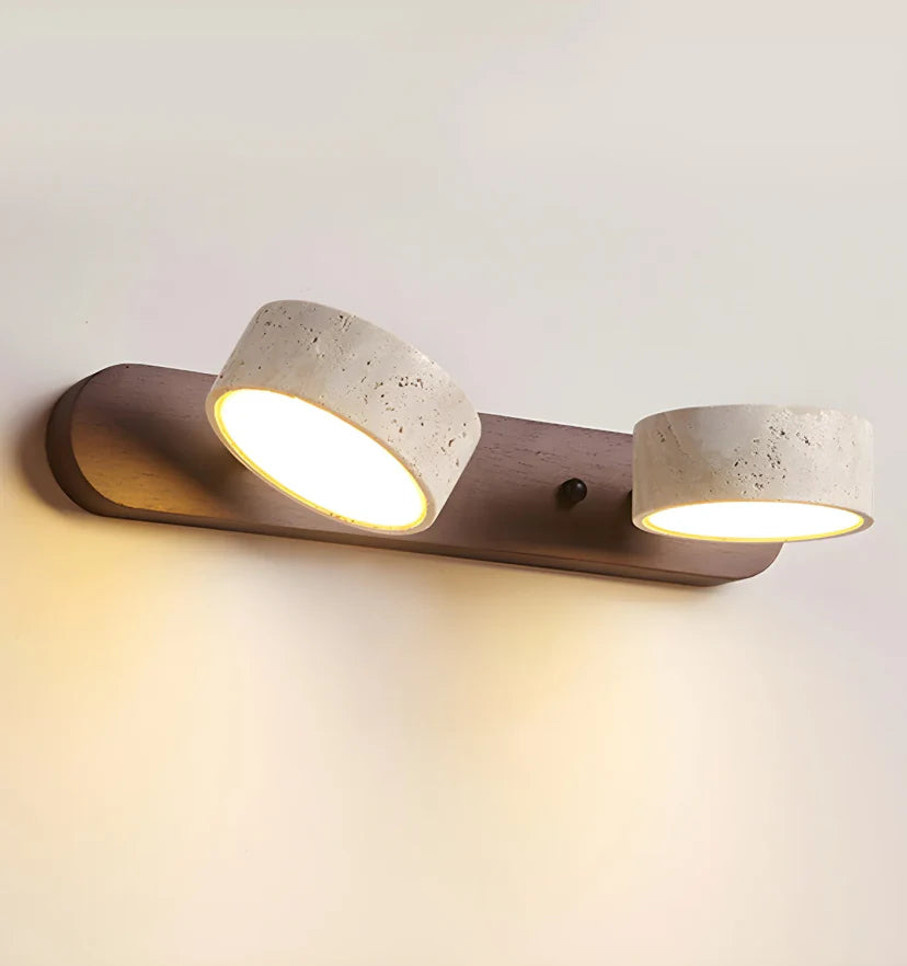 Travertine Duo Wall Light - NexioPick
