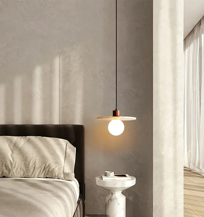 Travertine Pendant Lamp - NexioPick