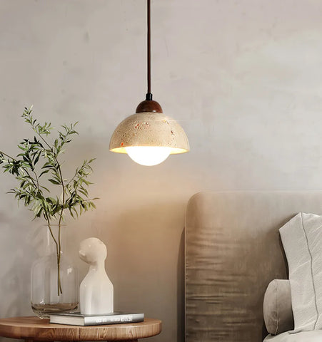 Travertine Pendant Lamp - NexioPick