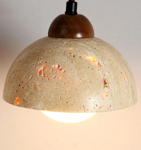 Travertine Pendant Lamp - NexioPick