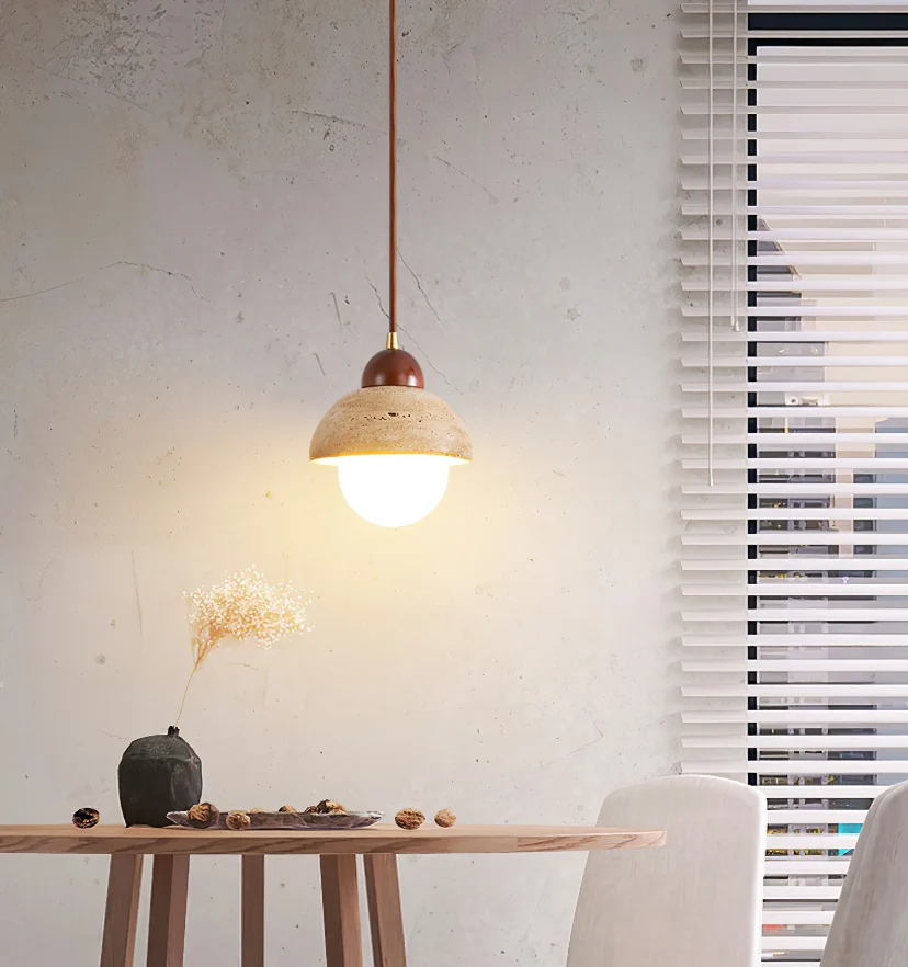 Travertine Pendant Lamp - NexioPick