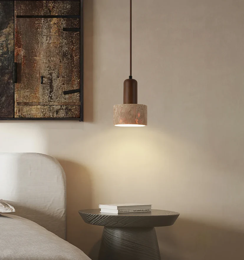 Travertine Pendant Lamp - NexioPick