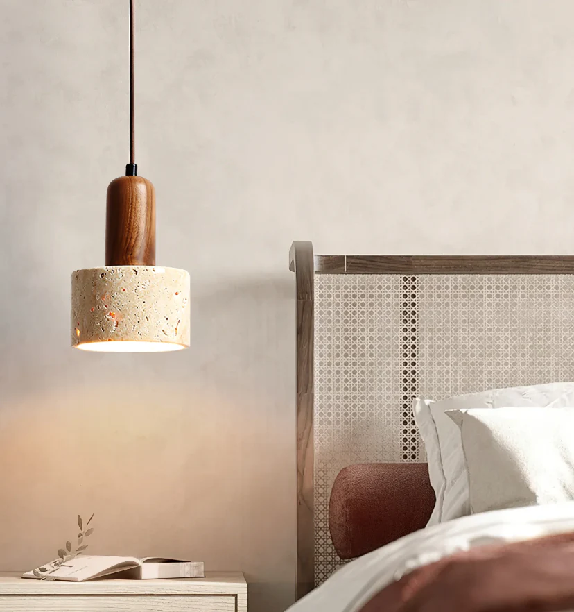 Travertine Pendant Lamp - NexioPick