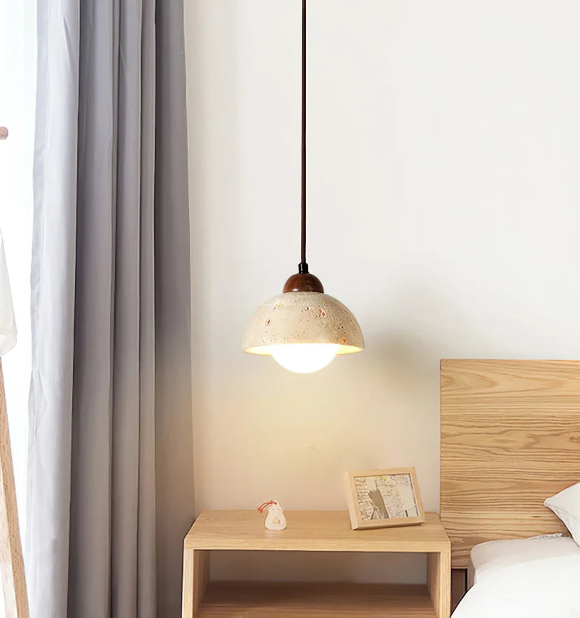 Travertine Pendant Lamp - NexioPick