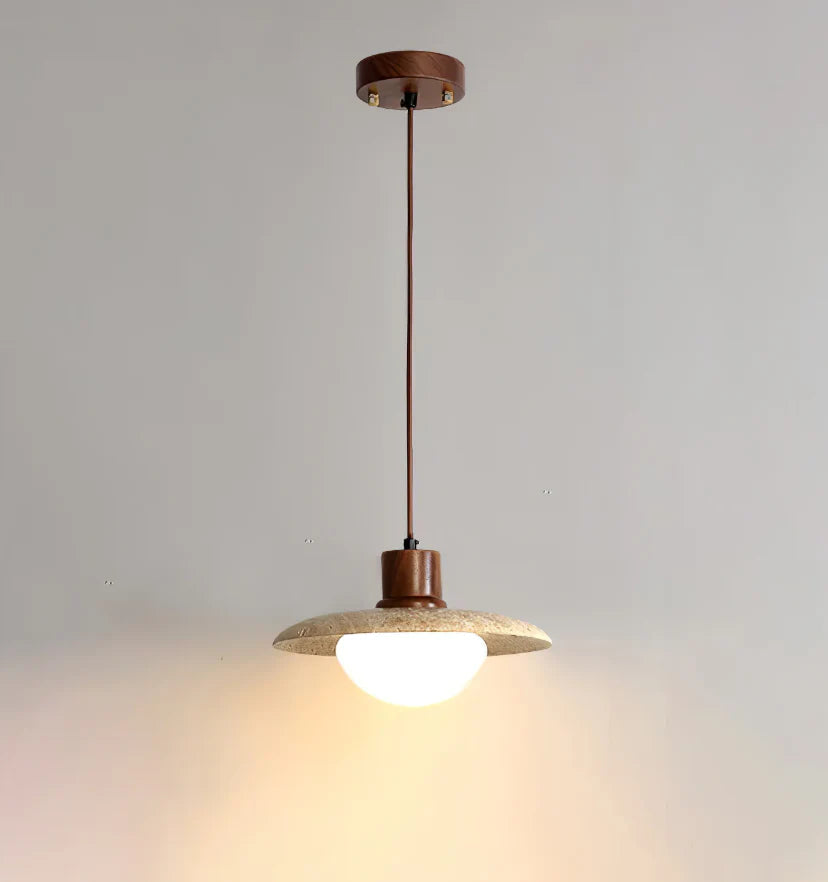Travertine Pendant Lamp - NexioPick