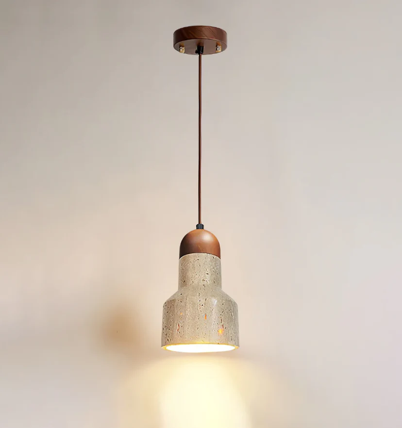 Travertine Pendant Lamp - NexioPick