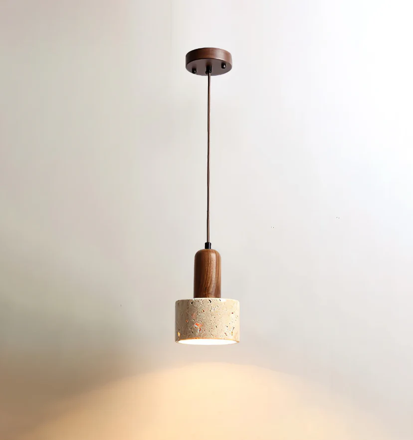Travertine Pendant Lamp - NexioPick